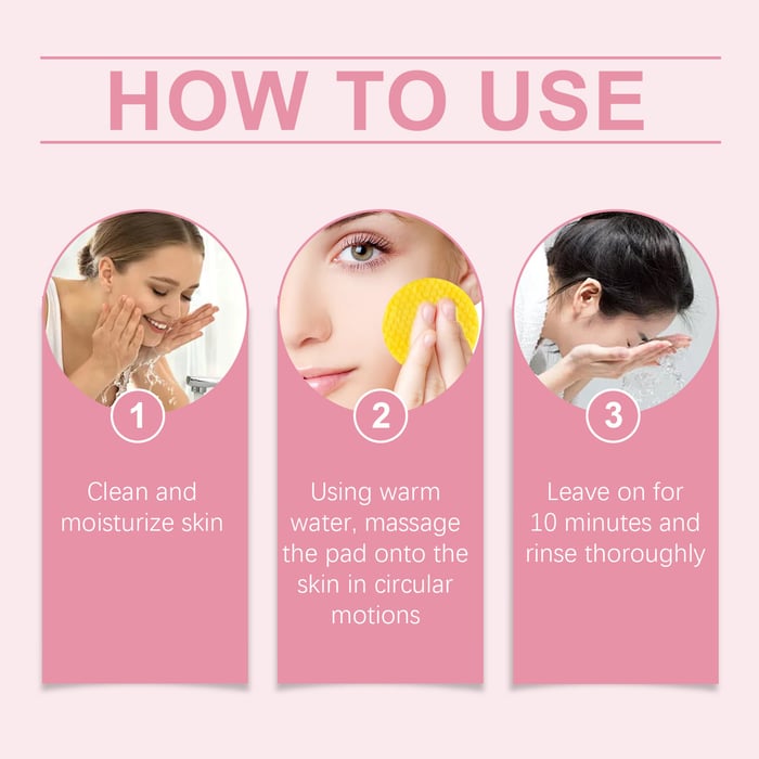Kojic Acid & Turmeric Cleansing Pads for Glowing Skin | Brighten, Exfoliate, & Refresh.