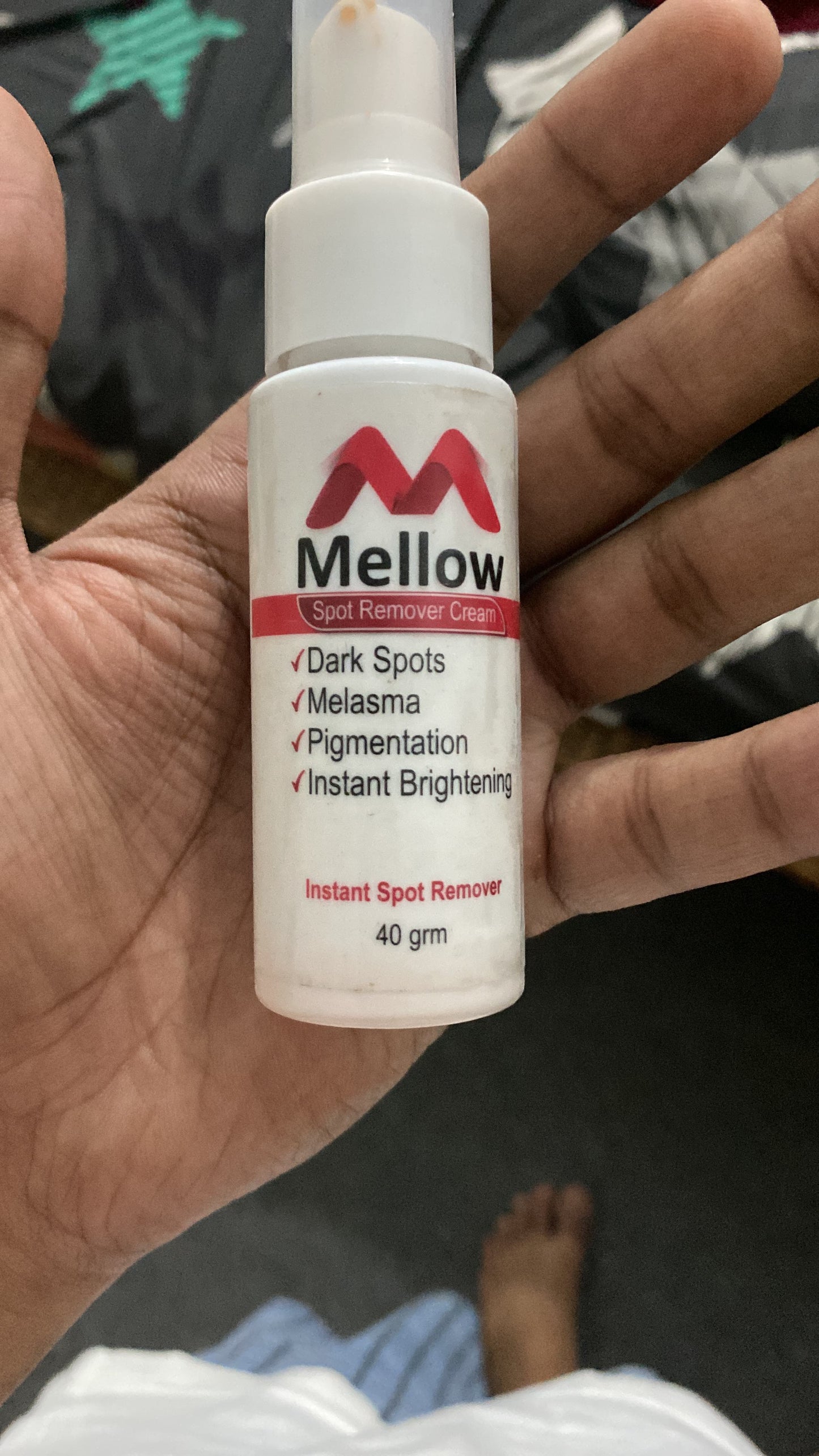 Mellow Spot Remover Cream – Dark Spot Corrector with Glutathione & Retinol – 40g