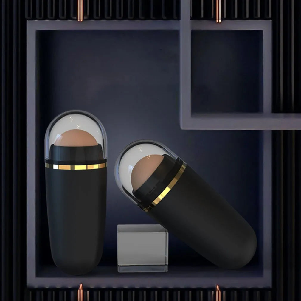 Premium Volcanic Oil-Absorbing Face Roller – Natural Skincare Tool for Shine-Free, Smooth Skin