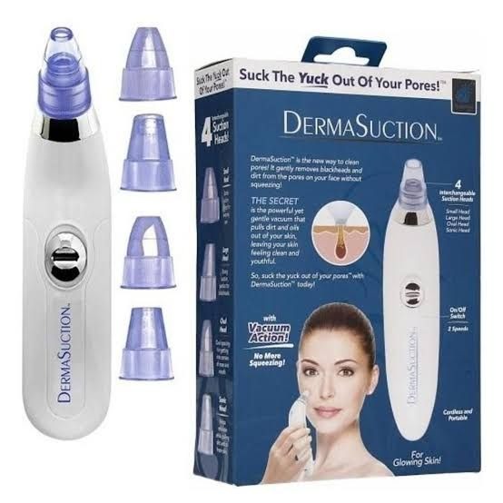 Derma Suction Blackhead Removal Machine 4-in-1 – Pore Cleaner & Skin Rejuvenation Tool