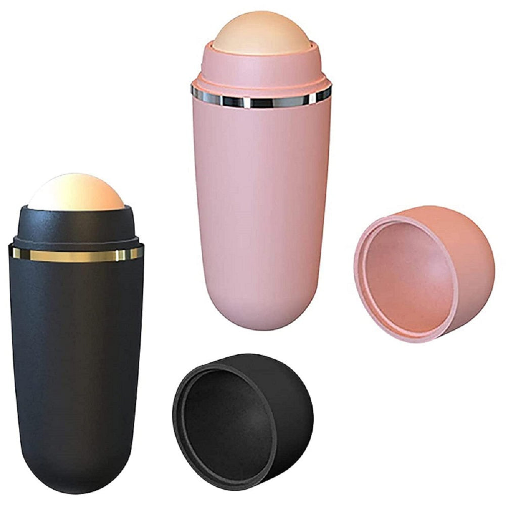 Premium Volcanic Oil-Absorbing Face Roller – Natural Skincare Tool for Shine-Free, Smooth Skin