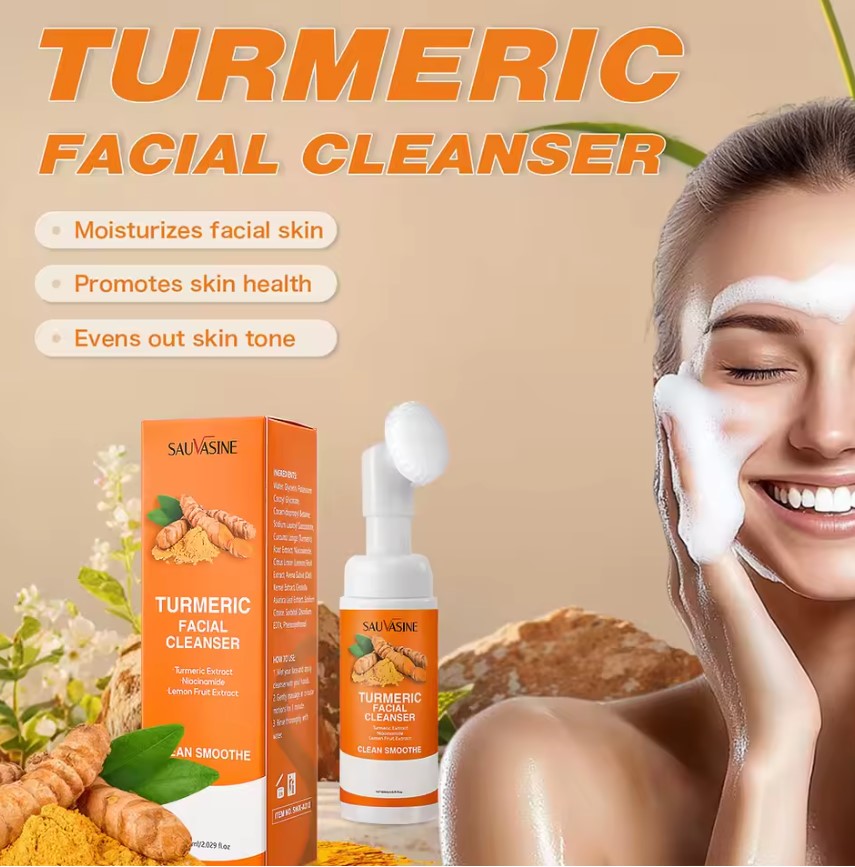 Turmeric Facial Cleanser – Anti Acne, Oil Control & Blackhead Remover