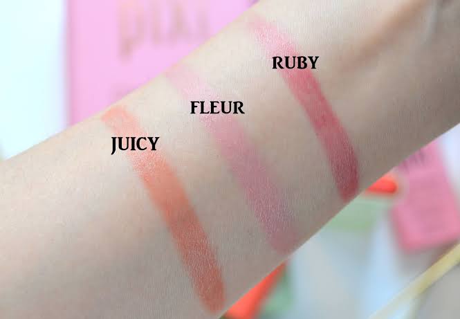 Pixi LipGlow Tinted Lip Balm - Hydrate & Nourish Your Lips - Set of 3