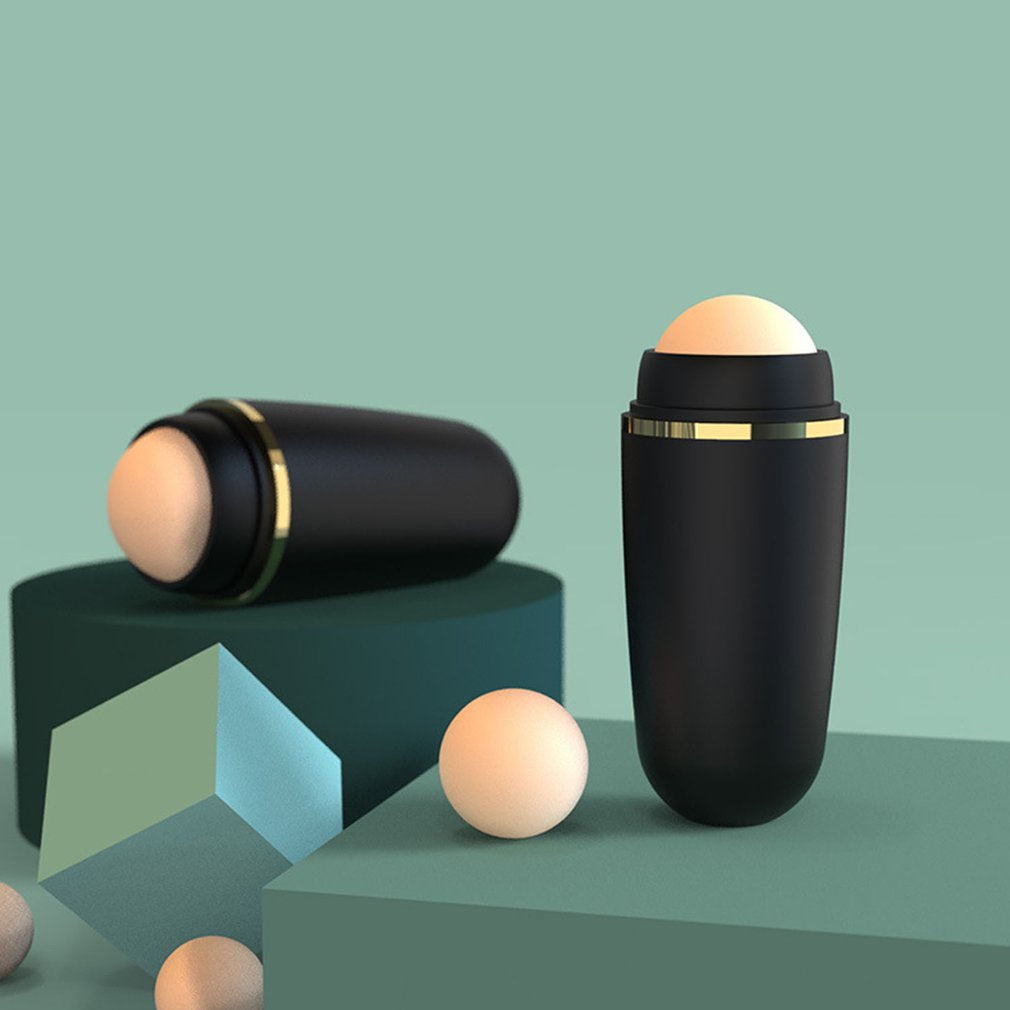 Premium Volcanic Oil-Absorbing Face Roller – Natural Skincare Tool for Shine-Free, Smooth Skin
