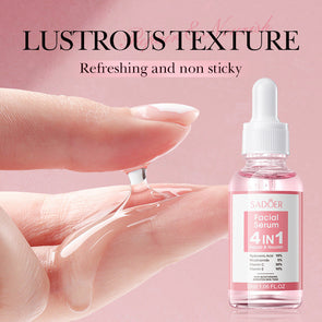 SADOER Facial Serum 4 IN 1 Repair & Nourish - Hyaluronic Acid, Niacinamide, Vitamin C & E